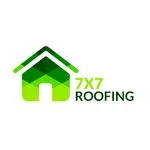 7x7 roofing logo