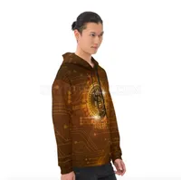 Bitcoin All Over Print Hoodie