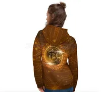 Bitcoin All Over Print Women's Hoodie