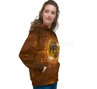 Bitcoin All Over Print Women's Hoodie