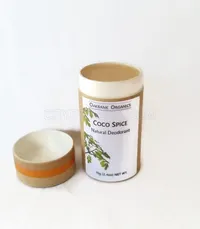 Coco Spice Natural Deodorant - Vegan - Zero Waste - No Aluminium Salts - No Bicarb - Palm Oil Free - 70g