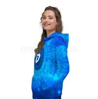 DigiByte AOP Blue Women's Hoodie