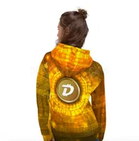DigiByte AOP Gold Women's Hoodie