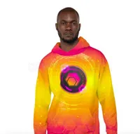 Hex All Over Print Hoodie