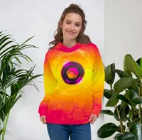 Hex All Over Print Women's Hoodie