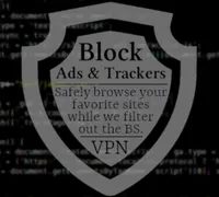 IncogNET VPN - 5 Locations - Blocks Ads, Trackers, and other "BS".