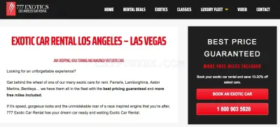 777 Exotic Car Rental photo