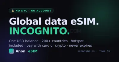 Anon eSIM photo