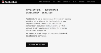 Applicature photo