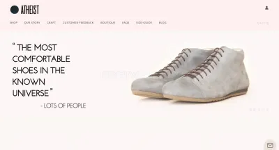 Atheist shoes photo