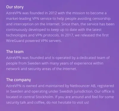 AzireVPN photo