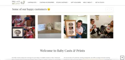 baby casts and prints photo