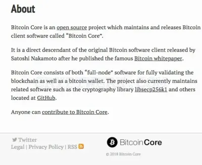 Bitcoin Core Client photo