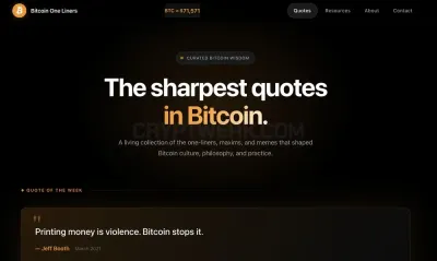 Bitcoin One Liners photo