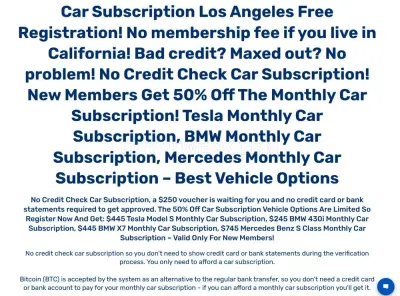 Brb Car Subscription photo