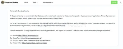 Capybara Hosting photo