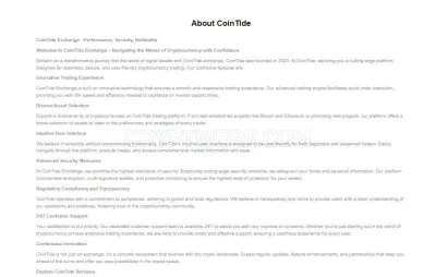 Cointide Global LTD photo
