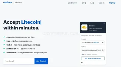 Commerce.coinbase.com photo