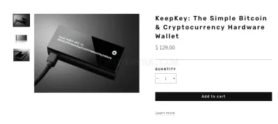 Crypto Key Stack Hardware Wallet photo
