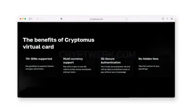 Cryptomus Cards photo
