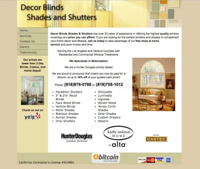 Decor Blinds and Shutters photo