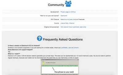 Electrum LTC Wallet photo