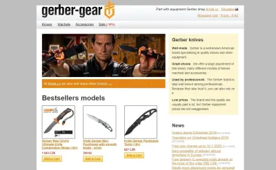 Gerber-gear.cz photo