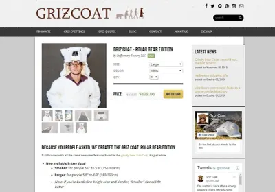 Grizcoat.com photo