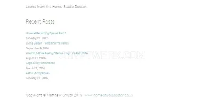 Home Studio Doctor photo