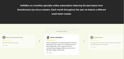 KaffeBox – Nordic roast specialty coffee subscription photo