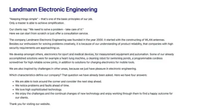 Landmann Electronic Engineering photo