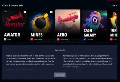 Livecasino photo