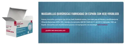 Mascarillas Antivirales photo