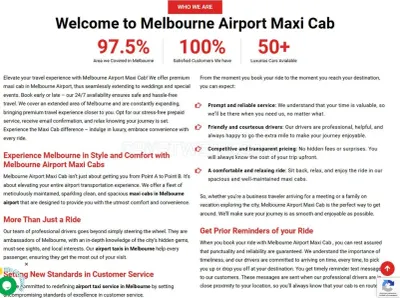 Melbourne Airport Maxi Cab photo