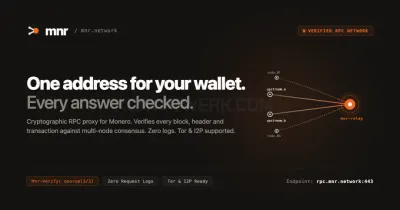 mnr (Monero Network Relay) photo