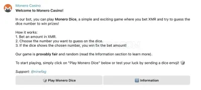 Monero Casino Bot photo