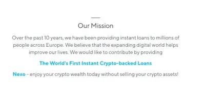 Nexo.io photo