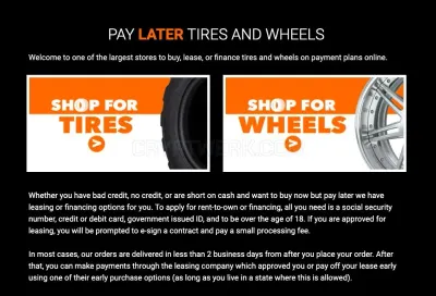 Pay Later Tires photo