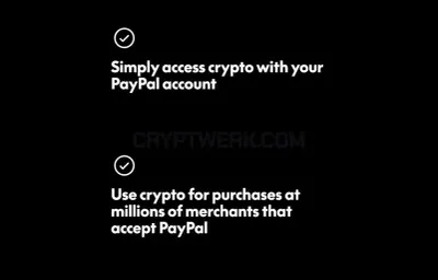 Paypal | Pay with crypto photo