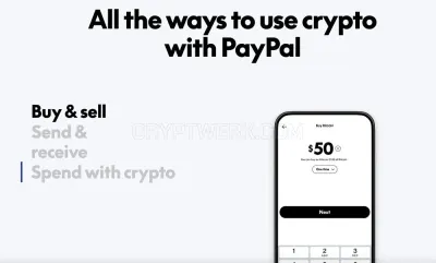 Paypal | Pay with crypto photo