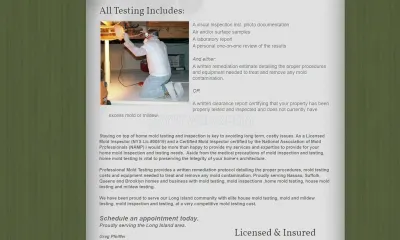 Professionalmoldtesting.com photo