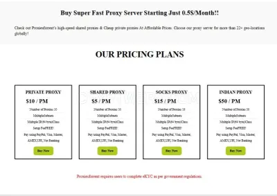 Proxies for rent photo