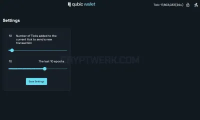 QUBIC wallet photo