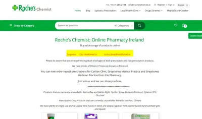 Rocheschemist.ie photo