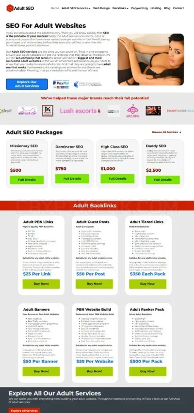 SEO for Adult Websites photo