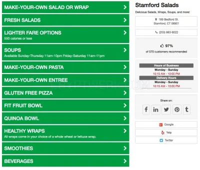 Stamfordsalads.com photo