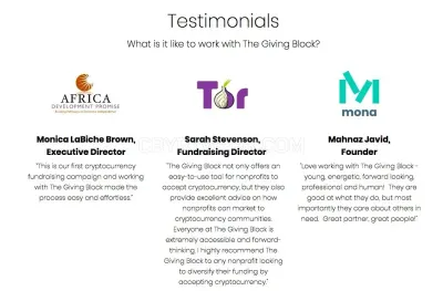 Thegivingblock.com photo