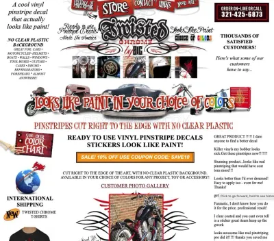 Twisted Chrome Pinstripes photo