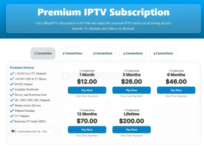 Warp IPTV photo