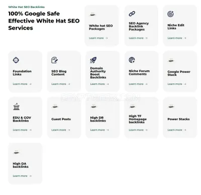 White Hat SEO Backlinks photo